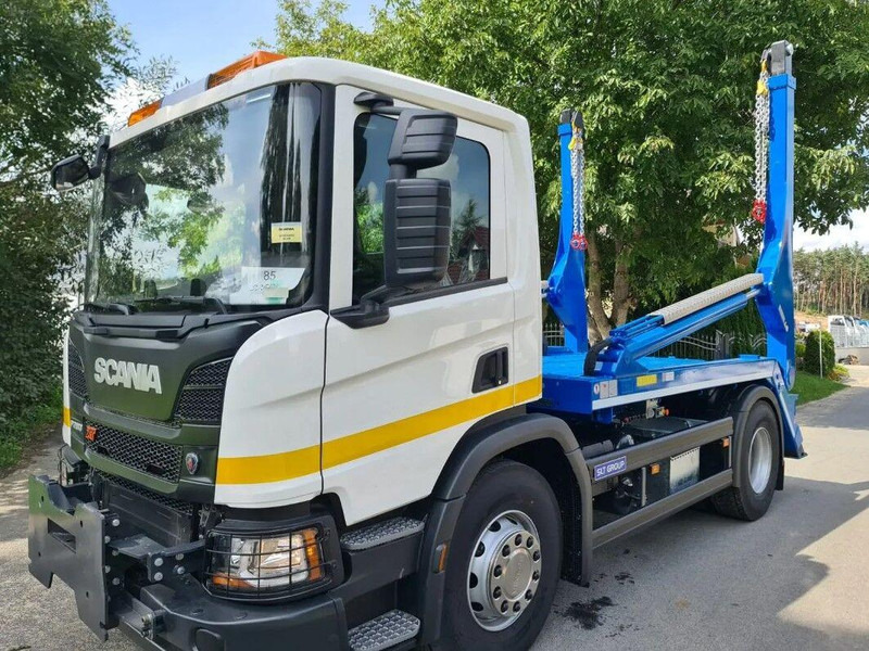 Scania P280 XT Skip Loader - Camion multibenne: photos 1 Scania P280 XT Skip Loader - Camion multibenne: photos 1