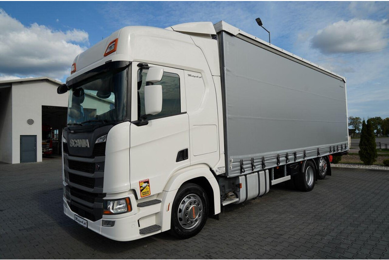 Scania R 450 / MEGA / 6x2 / FIRANKA - 8,2 m / SOLÓWKA / OŚ PODNOSZONA / - Camion à rideaux coulissants: photos 2 Scania R 450 / MEGA / 6x2 / FIRANKA - 8,2 m / SOLÓWKA / OŚ PODNOSZONA / - Camion à rideaux coulissants: photos 2