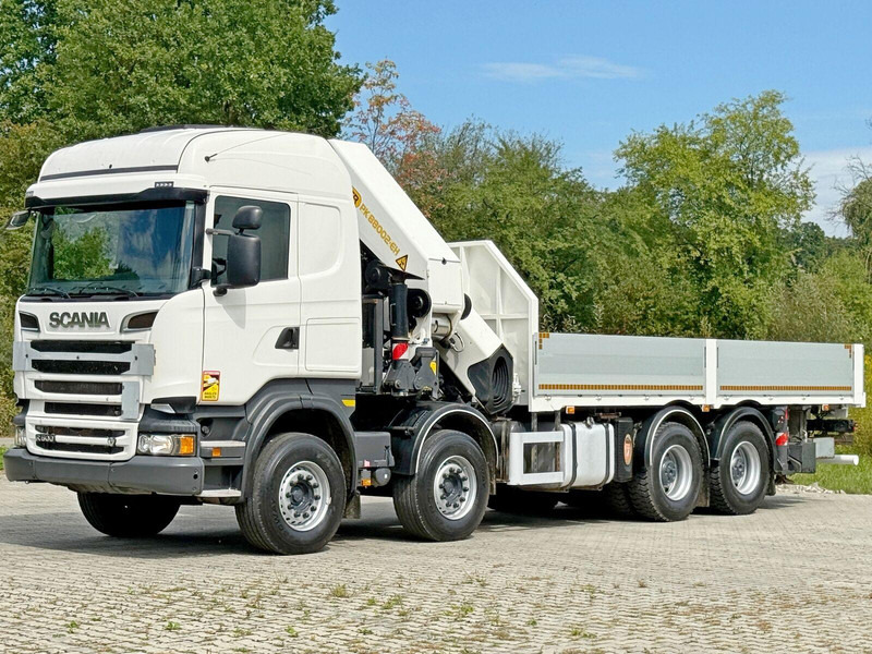 Scania R 500 * PK 88002 - EH G + FUNK * 8x4 *TOPZUSTAND - Camion plateau, Camion grue: photos 4 Scania R 500 * PK 88002 - EH G + FUNK * 8x4 *TOPZUSTAND - Camion plateau, Camion grue: photos 4