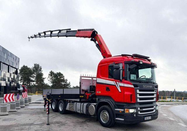 Scania R500 6x2 PALFINGER PK 29002 Crane Kran - Camion plateau, Camion grue: photos 2 Scania R500 6x2 PALFINGER PK 29002 Crane Kran - Camion plateau, Camion grue: photos 2