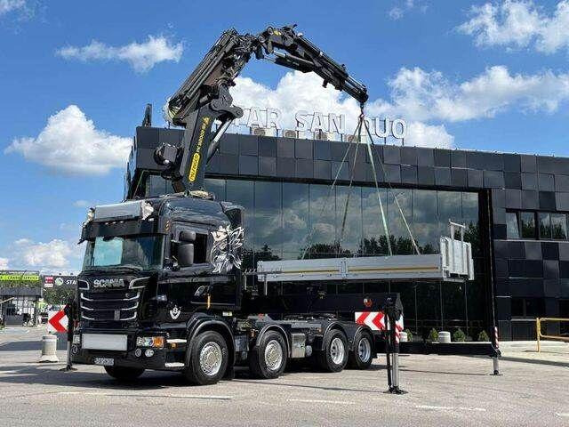 Scania R560 8x2 PALFINGER PK 92002 SH Fly Jib Winch 5t - Camion plateau, Camion grue: photos 2 Scania R560 8x2 PALFINGER PK 92002 SH Fly Jib Winch 5t - Camion plateau, Camion grue: photos 2