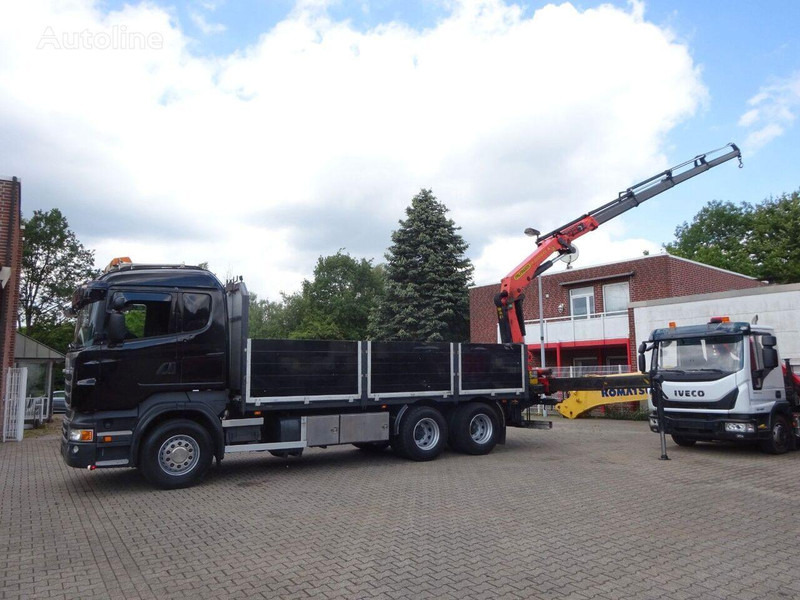 Scania R620 V8 6x2 Flatbed + Palfinger Crane PK 22002 EH - Camion plateau, Camion grue: photos 4 Scania R620 V8 6x2 Flatbed + Palfinger Crane PK 22002 EH - Camion plateau, Camion grue: photos 4