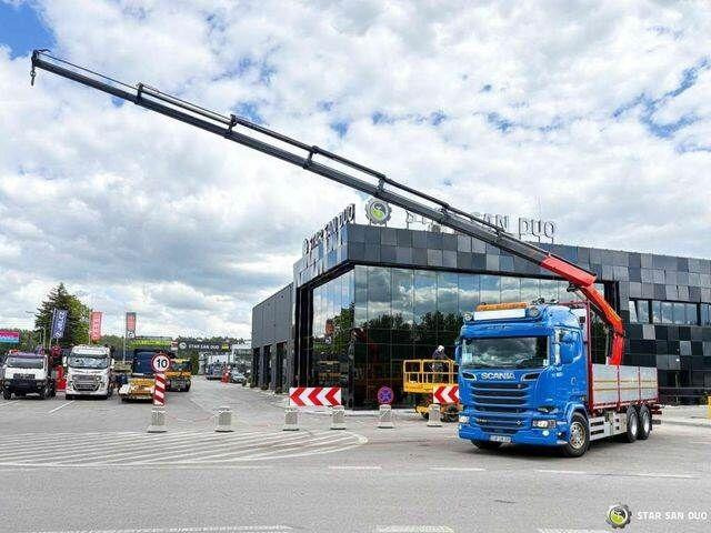 Scania R730 - Camion plateau, Camion grue: photos 1 Scania R730 - Camion plateau, Camion grue: photos 1