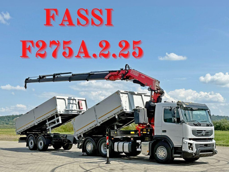Volvo FMX 420* FASSI F275.2.25 + FUNK + Anhänger / TOP - Tracteur routier: photos 1 Volvo FMX 420* FASSI F275.2.25 + FUNK + Anhänger / TOP - Tracteur routier: photos 1