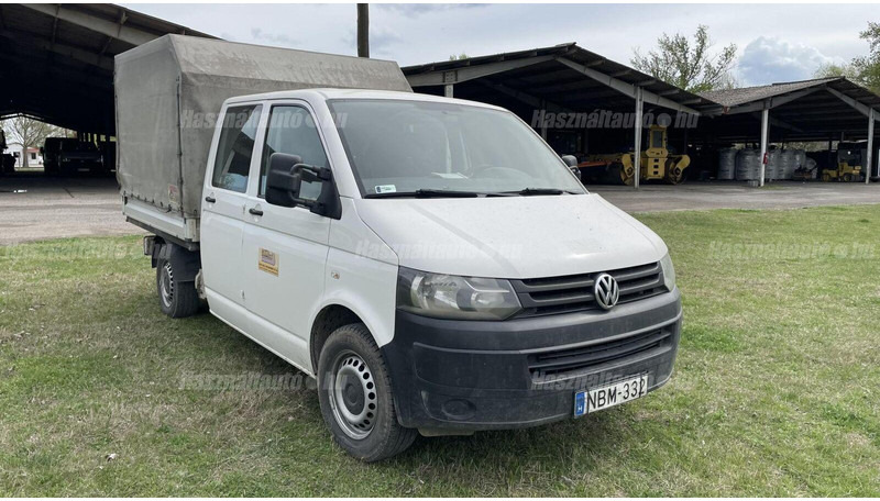 Volkswagen Transporter T5 Doka curtain side - Utilitaire rideaux coulissants (PLSC), Utilitaire double cabine: photos 1 Volkswagen Transporter T5 Doka curtain side - Utilitaire rideaux coulissants (PLSC), Utilitaire double cabine: photos 1