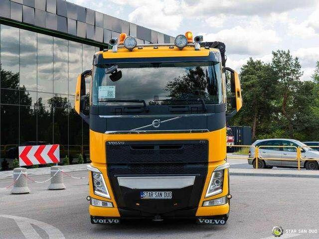 Camion plateau, Camion grue Volvo FH 540 8x4 HMF 6020 Fly Jib Winch: photos 6