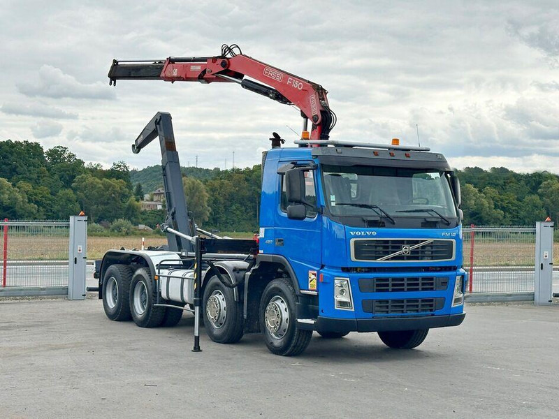 Volvo FM 12.420 * FASSI F150A.21 * 8x4 * TOP - Camion ampliroll, Camion grue: photos 2 Volvo FM 12.420 * FASSI F150A.21 * 8x4 * TOP - Camion ampliroll, Camion grue: photos 2