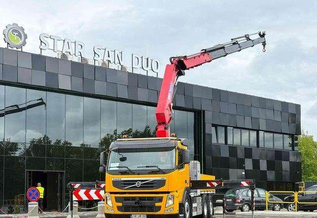 Volvo FM 460 6x4x4 HMF 3220 Crane HDS - Camion plateau, Camion grue: photos 1 Volvo FM 460 6x4x4 HMF 3220 Crane HDS - Camion plateau, Camion grue: photos 1