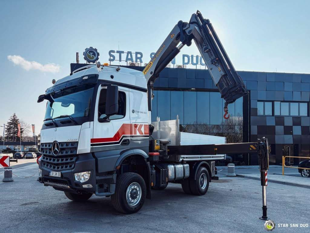 Mercedes-Benz AROCS 1851 PALFINGER PK 20002 Crane Kran - Camion grue: photos 4 Mercedes-Benz AROCS 1851 PALFINGER PK 20002 Crane Kran - Camion grue: photos 4