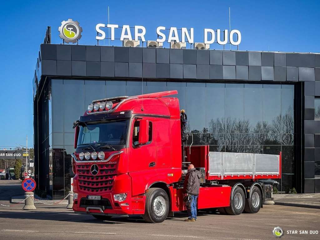 Camion benne neuf Mercedes-Benz  AROCS 3358L 6x4 HIAB 192X-HIPRO E-6 Crane Kippe: photos 10