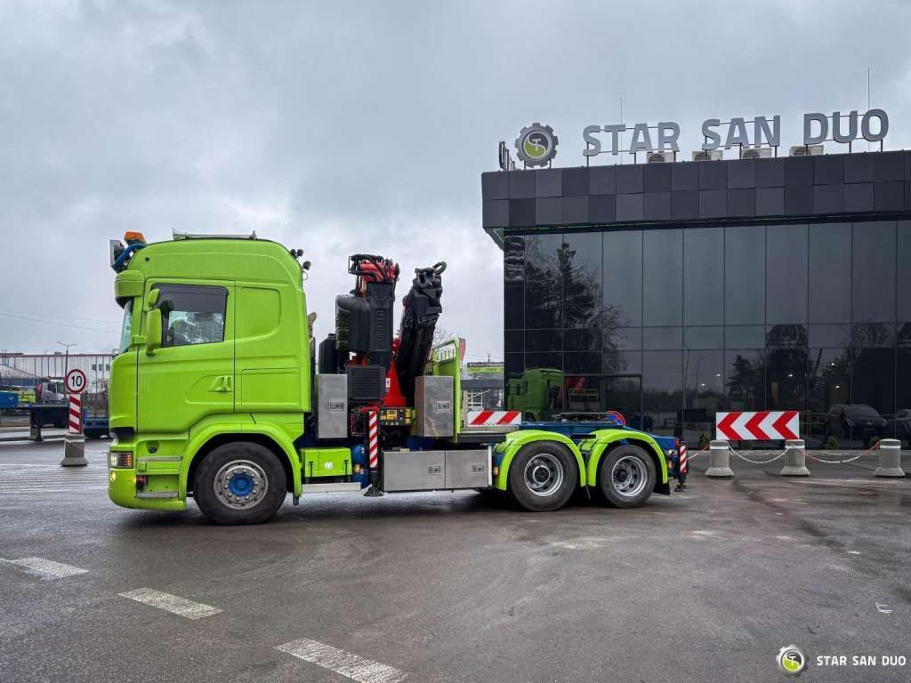 Scania R520 6x2 Fassi F485 Crane Kran Winch Euro 6 Scania R520 6x2 Fassi F485 Crane Kran Winch Euro 6 - Tracteur routier: photos 2 Scania R520 6x2 Fassi F485 Crane Kran Winch Euro 6 Scania R520 6x2 Fassi F485 Crane Kran Winch Euro 6 - Tracteur routier: photos 2