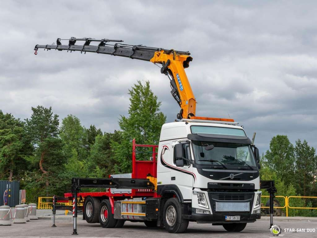 Camion grue Volvo  FM 450 6x2 EFFER 395/8S Euro 6  Crane Winch: photos 11