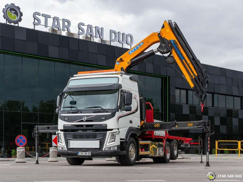 Camion grue Volvo  FM 450 6x2 EFFER 395/8S Euro 6  Crane Winch: photos 8
