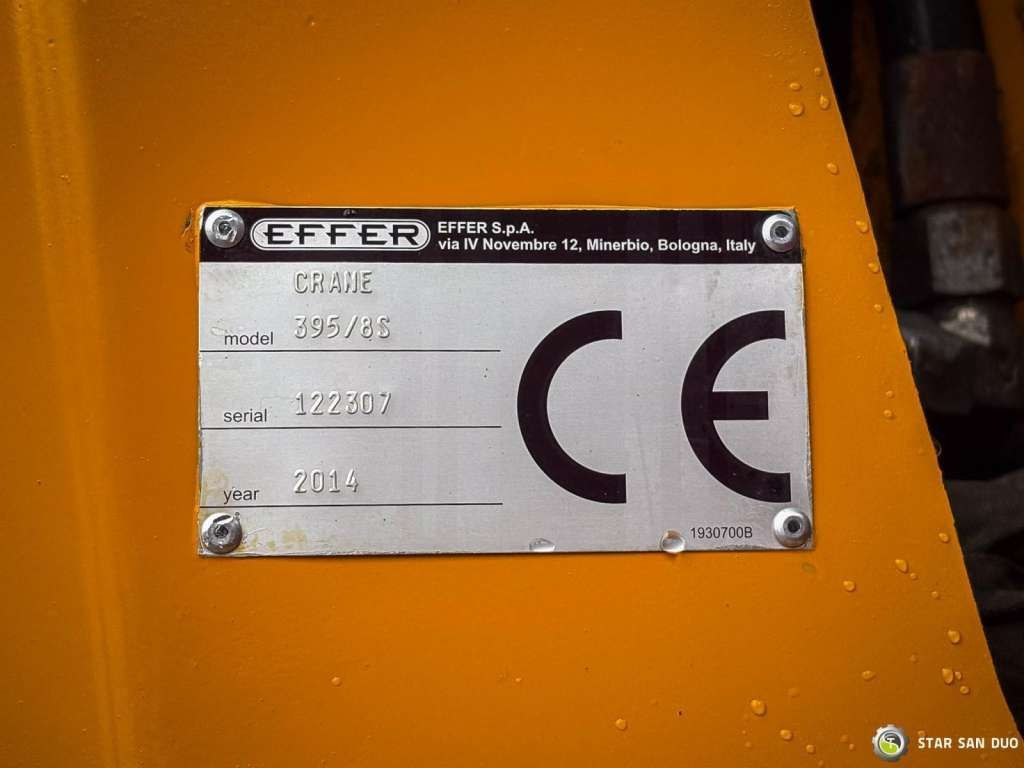 Camion grue Volvo  FM 450 6x2 EFFER 395/8S Euro 6  Crane Winch: photos 16