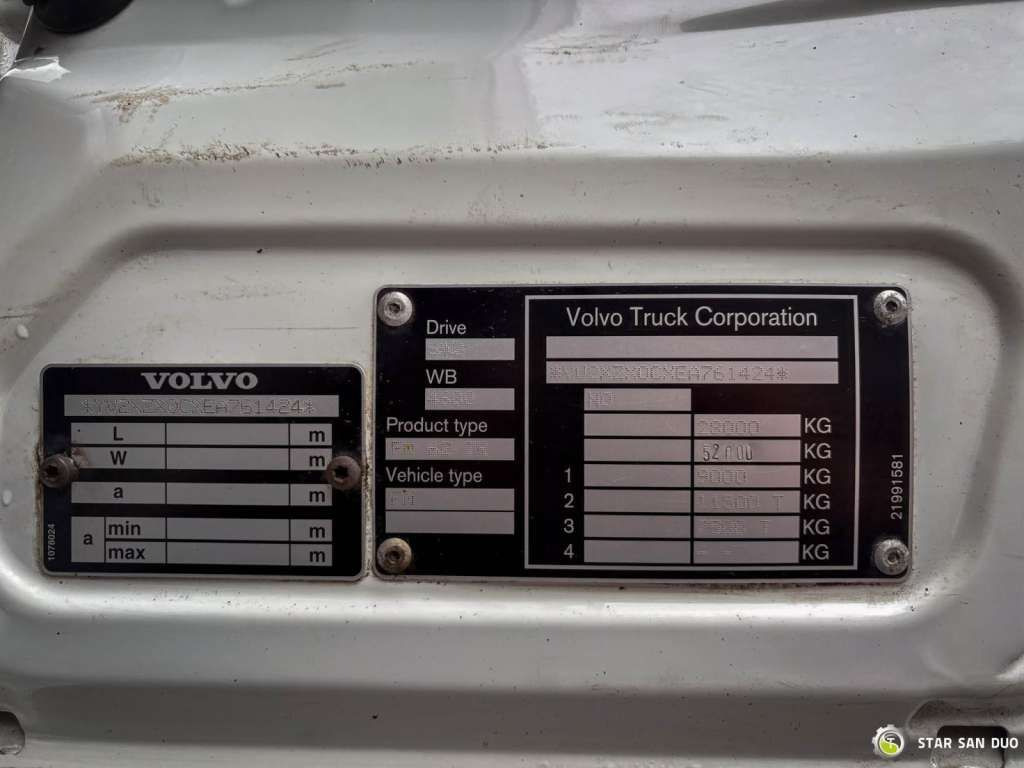 Camion grue Volvo  FM 450 6x2 EFFER 395/8S Euro 6  Crane Winch: photos 24