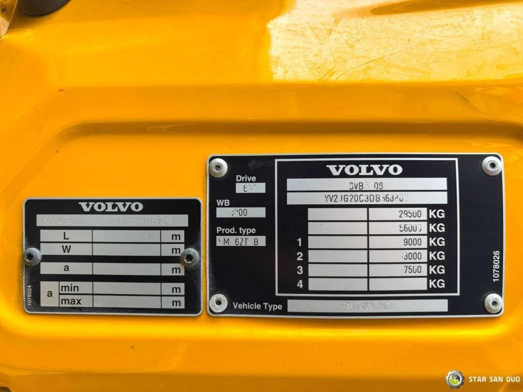 Volvo  FM 460 6x4x4 HMF 3220 Crane HDS en leasing occasion Volvo  FM 460 6x4x4 HMF 3220 Crane HDS: photos 20