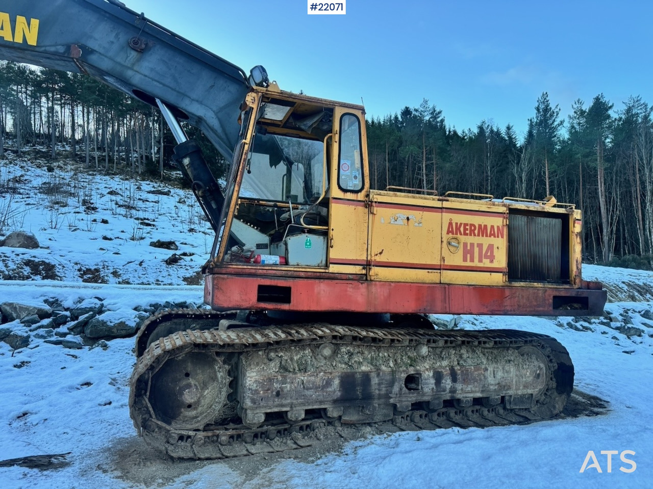 Åkerman Ca. 1984 Åkerman H14 Beltegraver m/ Graveskuffe - Pelle: photos 4 Åkerman Ca. 1984 Åkerman H14 Beltegraver m/ Graveskuffe - Pelle: photos 4