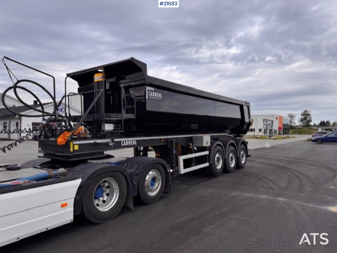 Carnehl Carnehl Tippsemi. Godt utstyrt. - Semi-remorque benne: photos 1 Carnehl Carnehl Tippsemi. Godt utstyrt. - Semi-remorque benne: photos 1