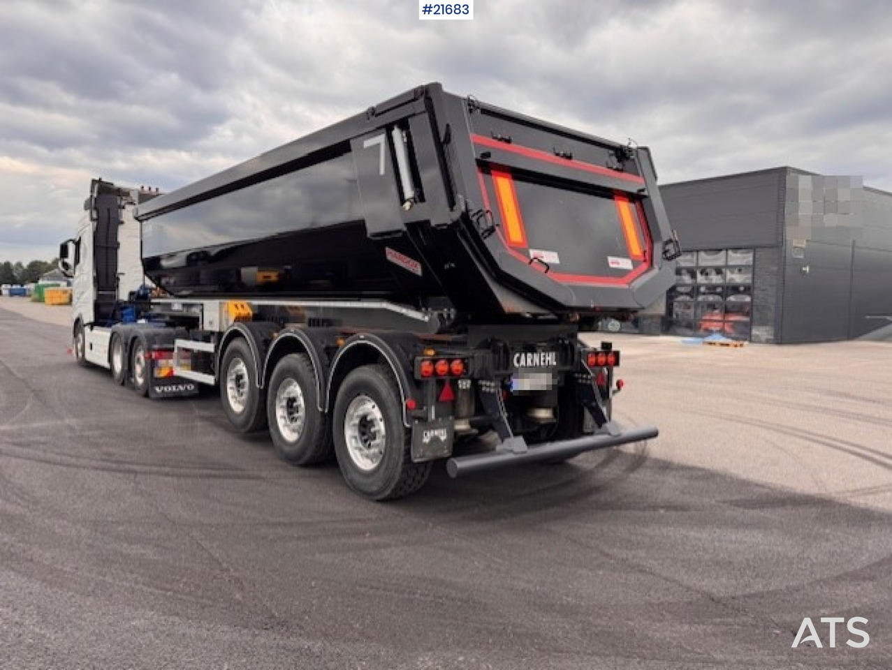 Carnehl Carnehl Tippsemi. Godt utstyrt. - Semi-remorque benne: photos 2 Carnehl Carnehl Tippsemi. Godt utstyrt. - Semi-remorque benne: photos 2
