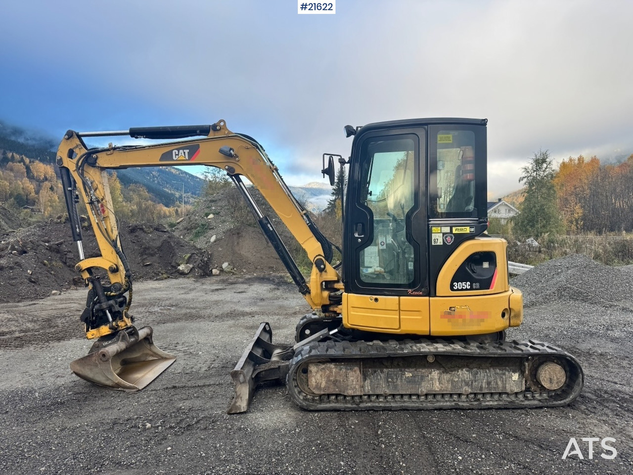 Caterpillar CAT 305C m/ Rototilt og 2 skuffer - Pelle sur chenille: photos 3 Caterpillar CAT 305C m/ Rototilt og 2 skuffer - Pelle sur chenille: photos 3