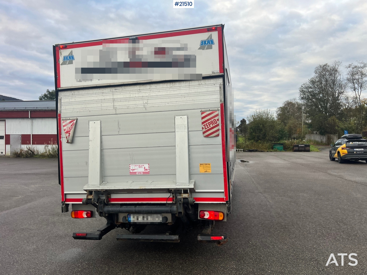 Camion fourgon DAF LF 45 4x2 Skapbil m/ lift Rep.Objekt: photos 12