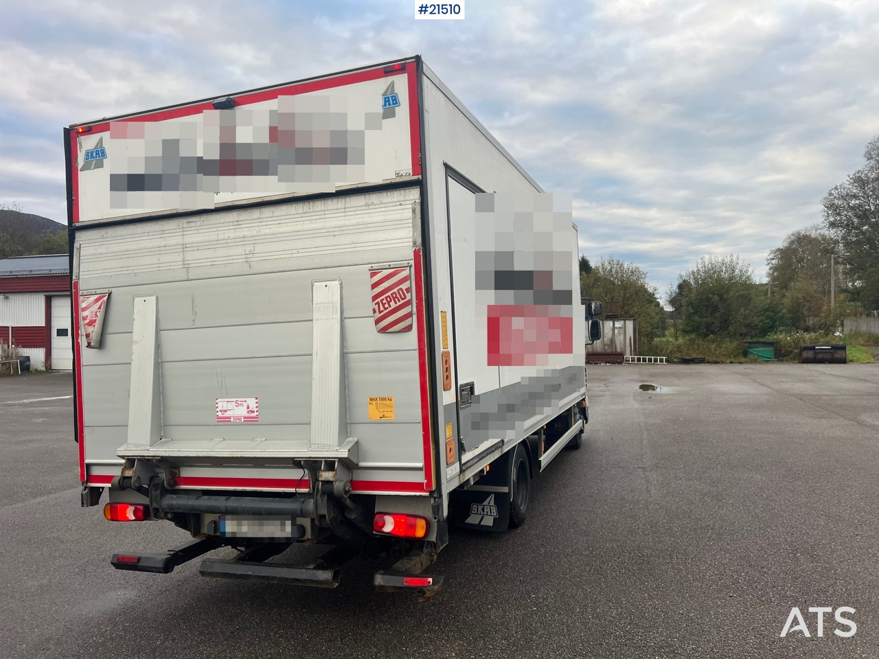 Camion fourgon DAF LF 45 4x2 Skapbil m/ lift Rep.Objekt: photos 11