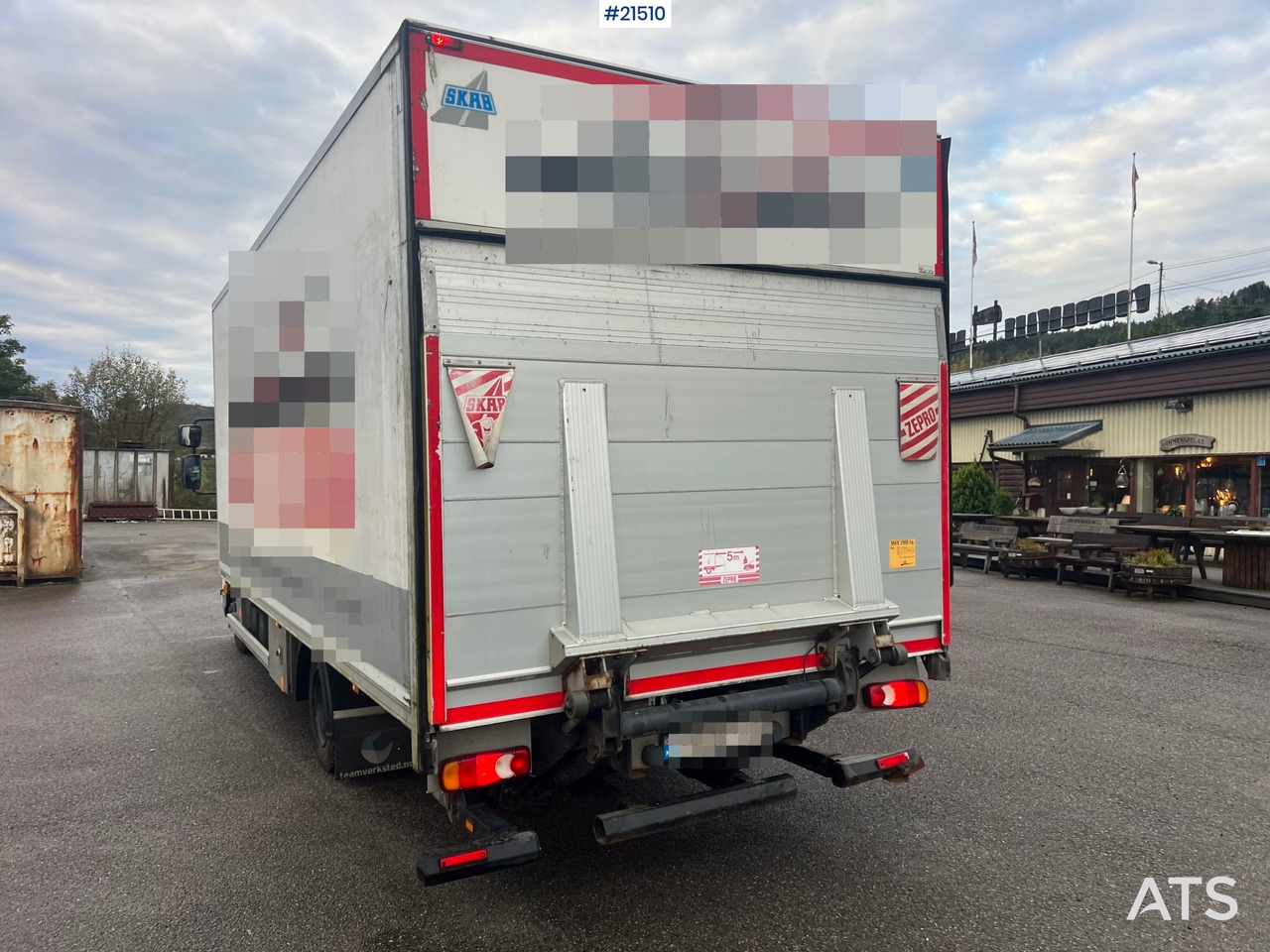 Camion fourgon DAF LF 45 4x2 Skapbil m/ lift Rep.Objekt: photos 15