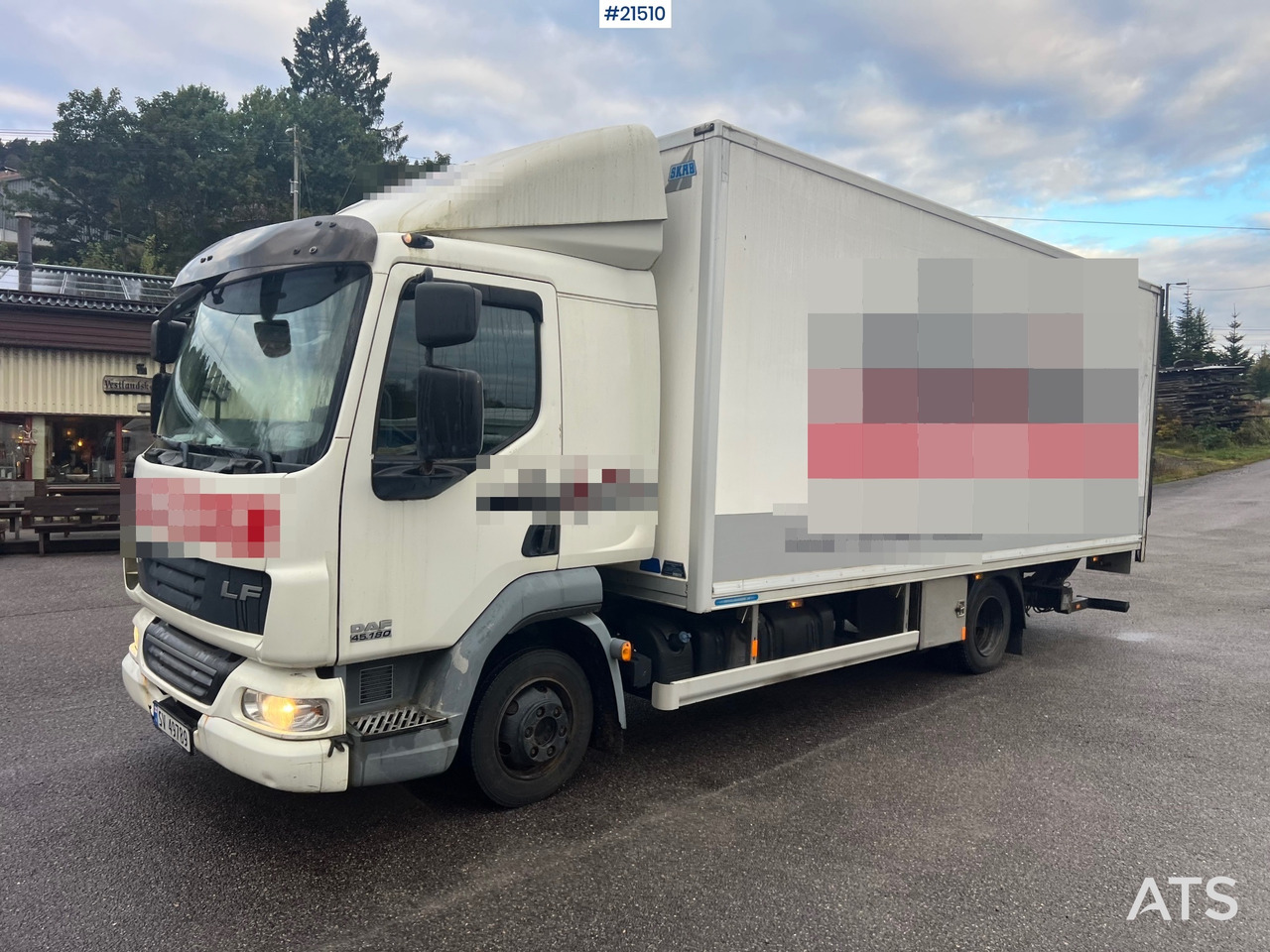 Camion fourgon DAF LF 45 4x2 Skapbil m/ lift Rep.Objekt: photos 24