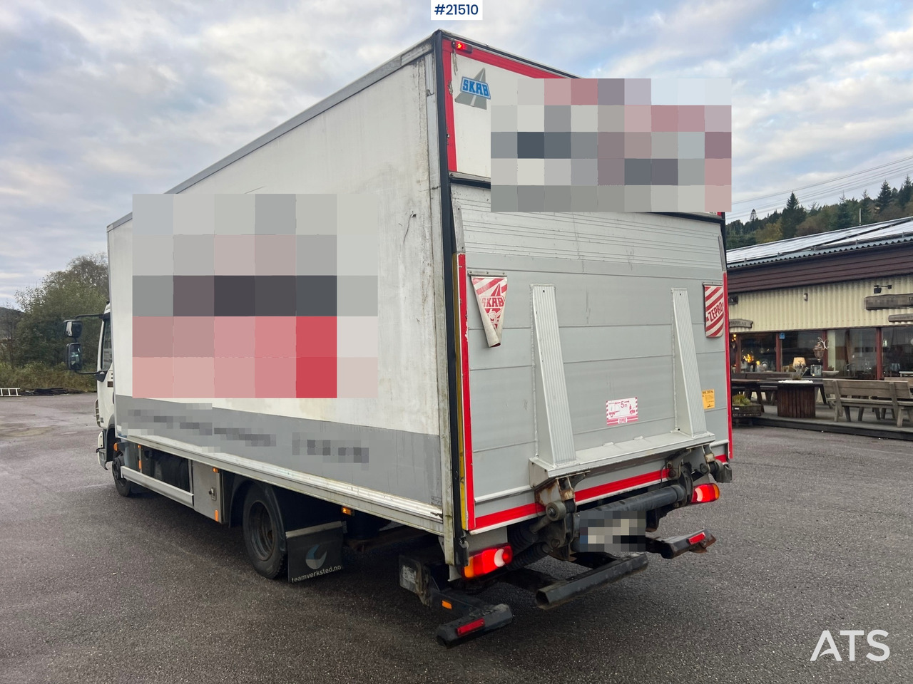 Camion fourgon DAF LF 45 4x2 Skapbil m/ lift Rep.Objekt: photos 16