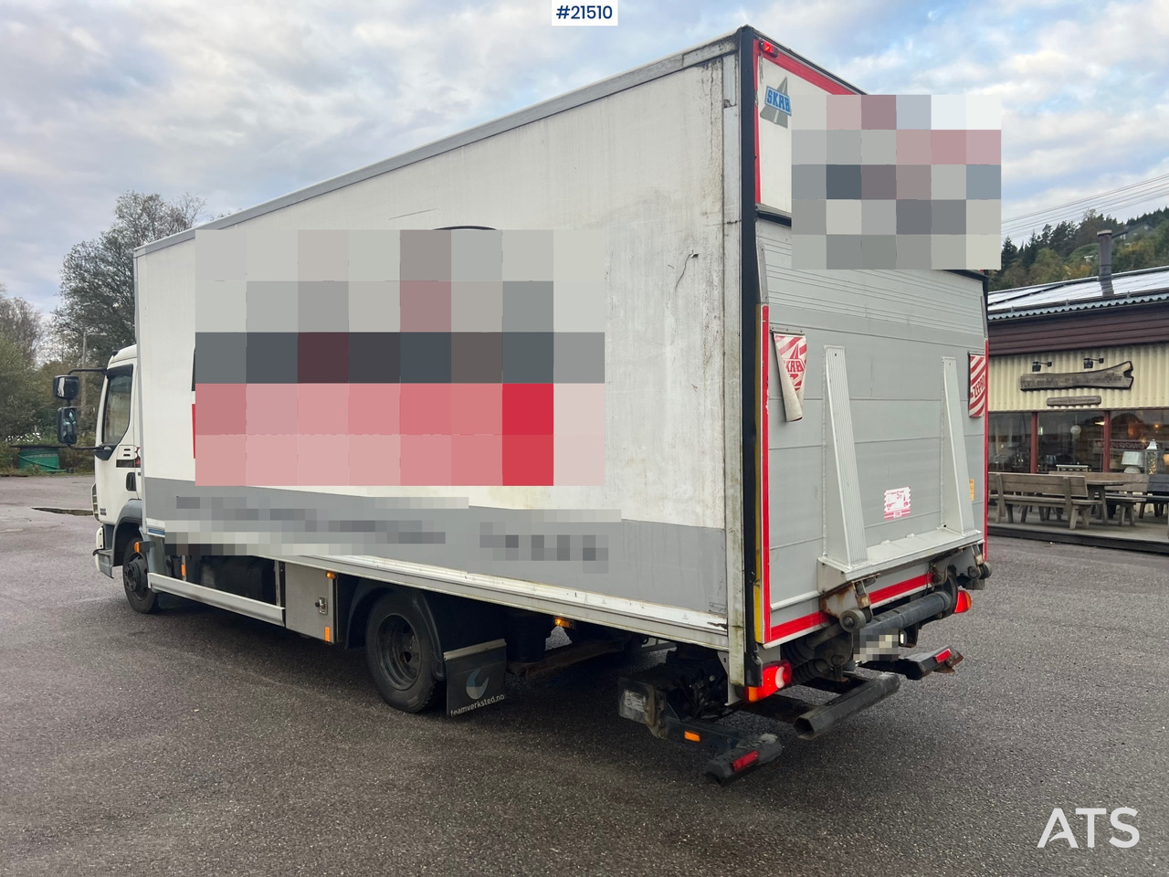 Camion fourgon DAF LF 45 4x2 Skapbil m/ lift Rep.Objekt: photos 17