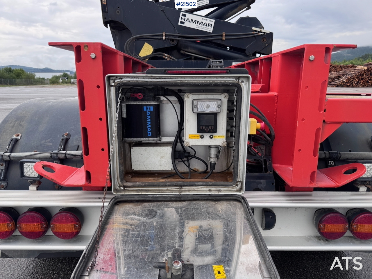 Semi-remorque châssis Hammar 195 S Sidelaster: photos 33