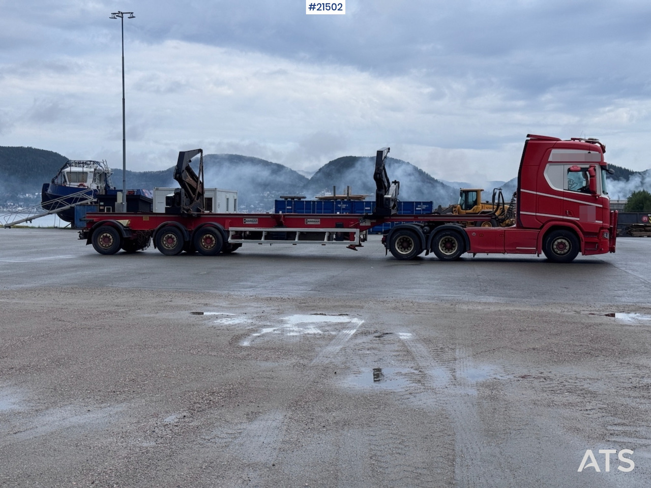 Semi-remorque châssis Hammar 195 S Sidelaster: photos 11