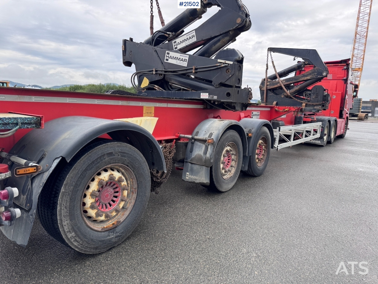 Semi-remorque châssis Hammar 195 S Sidelaster: photos 35