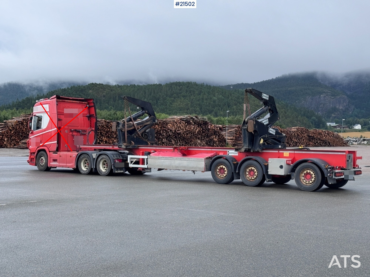 Hammar 195 S Sidelaster - Semi-remorque châssis: photos 4 Hammar 195 S Sidelaster - Semi-remorque châssis: photos 4