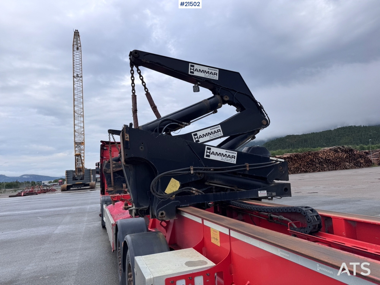 Semi-remorque châssis Hammar 195 S Sidelaster: photos 31