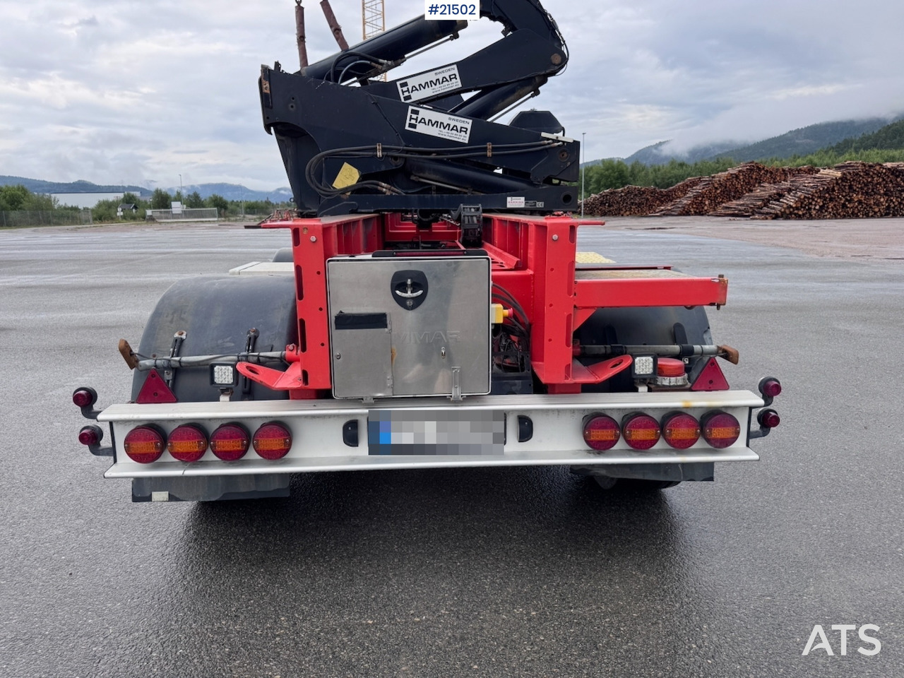 Semi-remorque châssis Hammar 195 S Sidelaster: photos 32