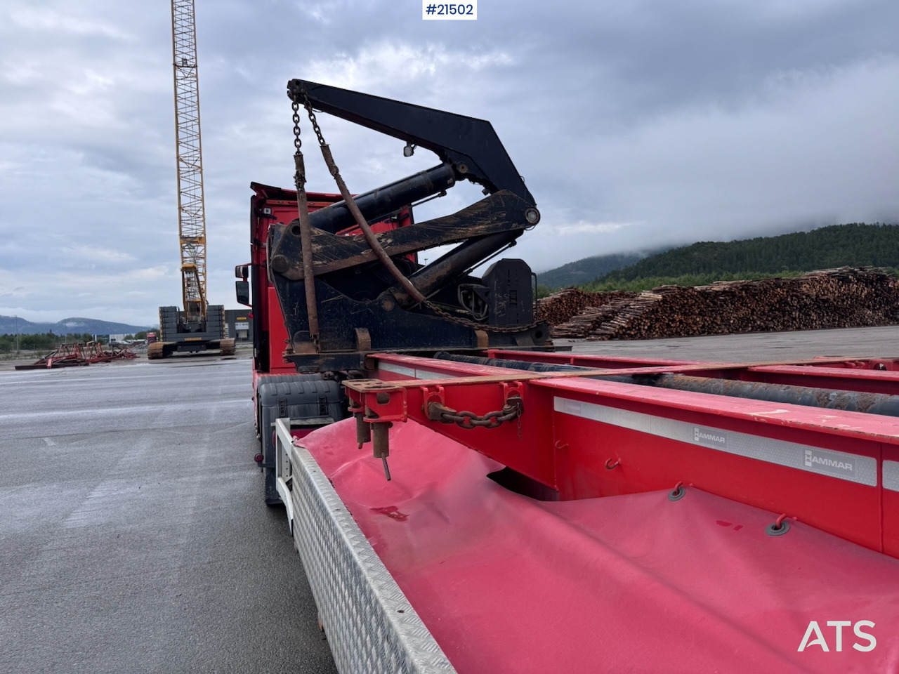 Semi-remorque châssis Hammar 195 S Sidelaster: photos 25