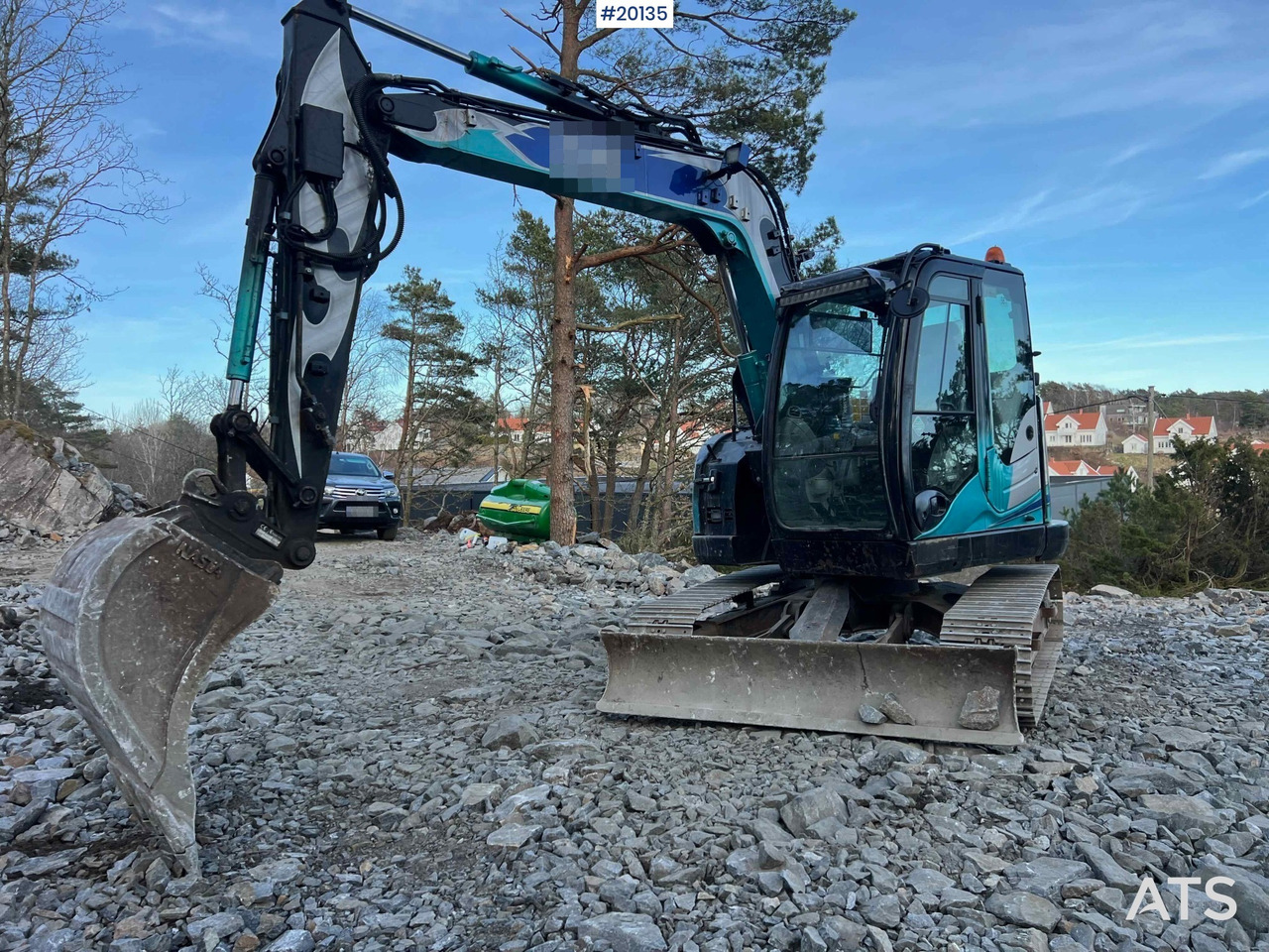 Hitachi zx85us-6 gravemaskin m/ graveskuffe, hydraulisk pusseskuffe, klype - Pelle: photos 3 Hitachi zx85us-6 gravemaskin m/ graveskuffe, hydraulisk pusseskuffe, klype - Pelle: photos 3