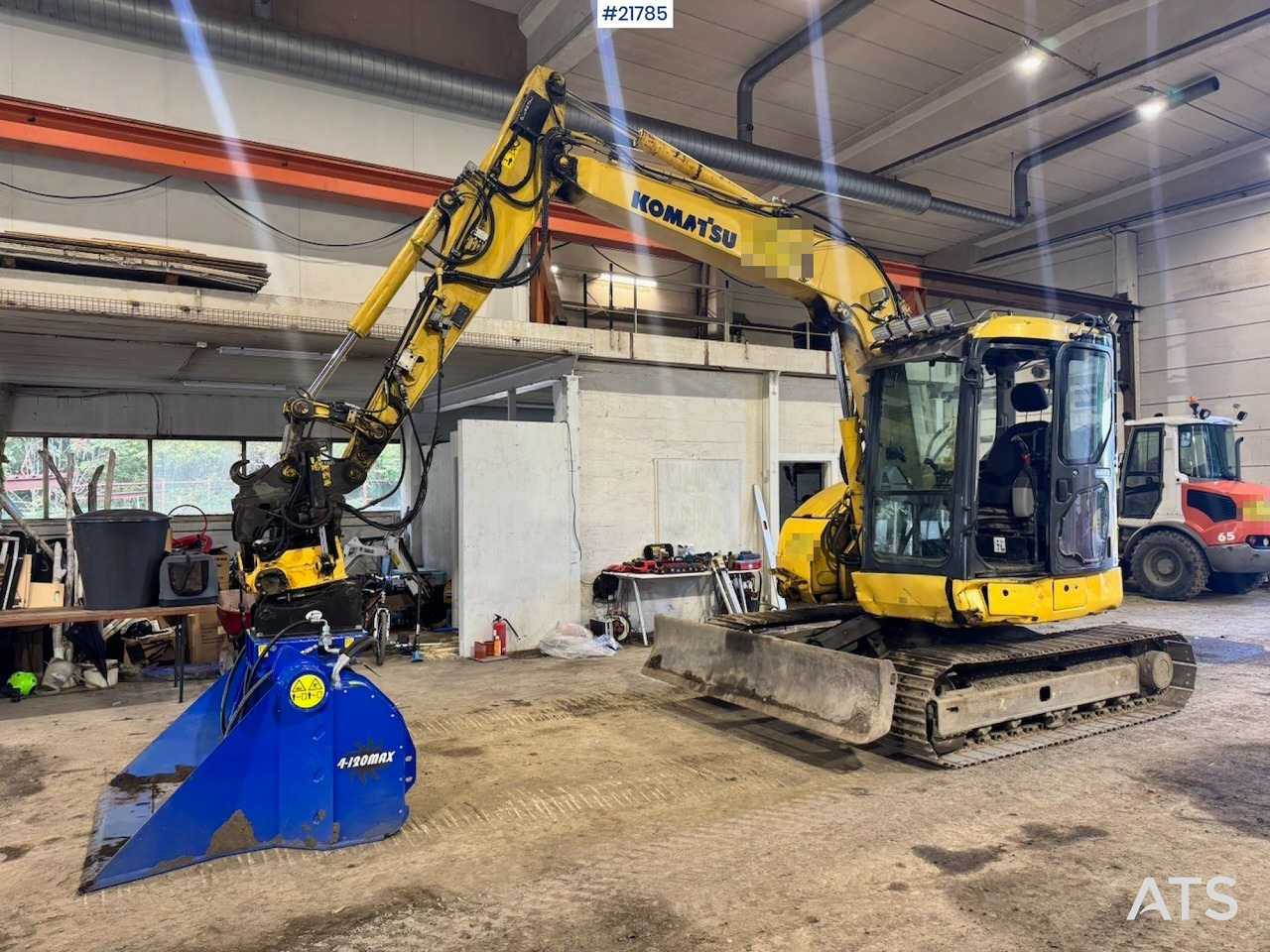 Komatsu 2013 Komatsu PC78US-8 Beltegraver m/ Rototilt og 2 skuffer. - Pelle sur chenille: photos 2 Komatsu 2013 Komatsu PC78US-8 Beltegraver m/ Rototilt og 2 skuffer. - Pelle sur chenille: photos 2