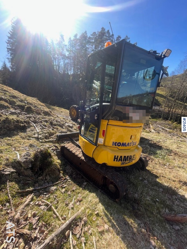 Komatsu PC24 MR-5 gravemaskin m/ pusseskuffe, rototilt, smalskuffe, graveskuffe og klype - Mini pelle: photos 5 Komatsu PC24 MR-5 gravemaskin m/ pusseskuffe, rototilt, smalskuffe, graveskuffe og klype - Mini pelle: photos 5