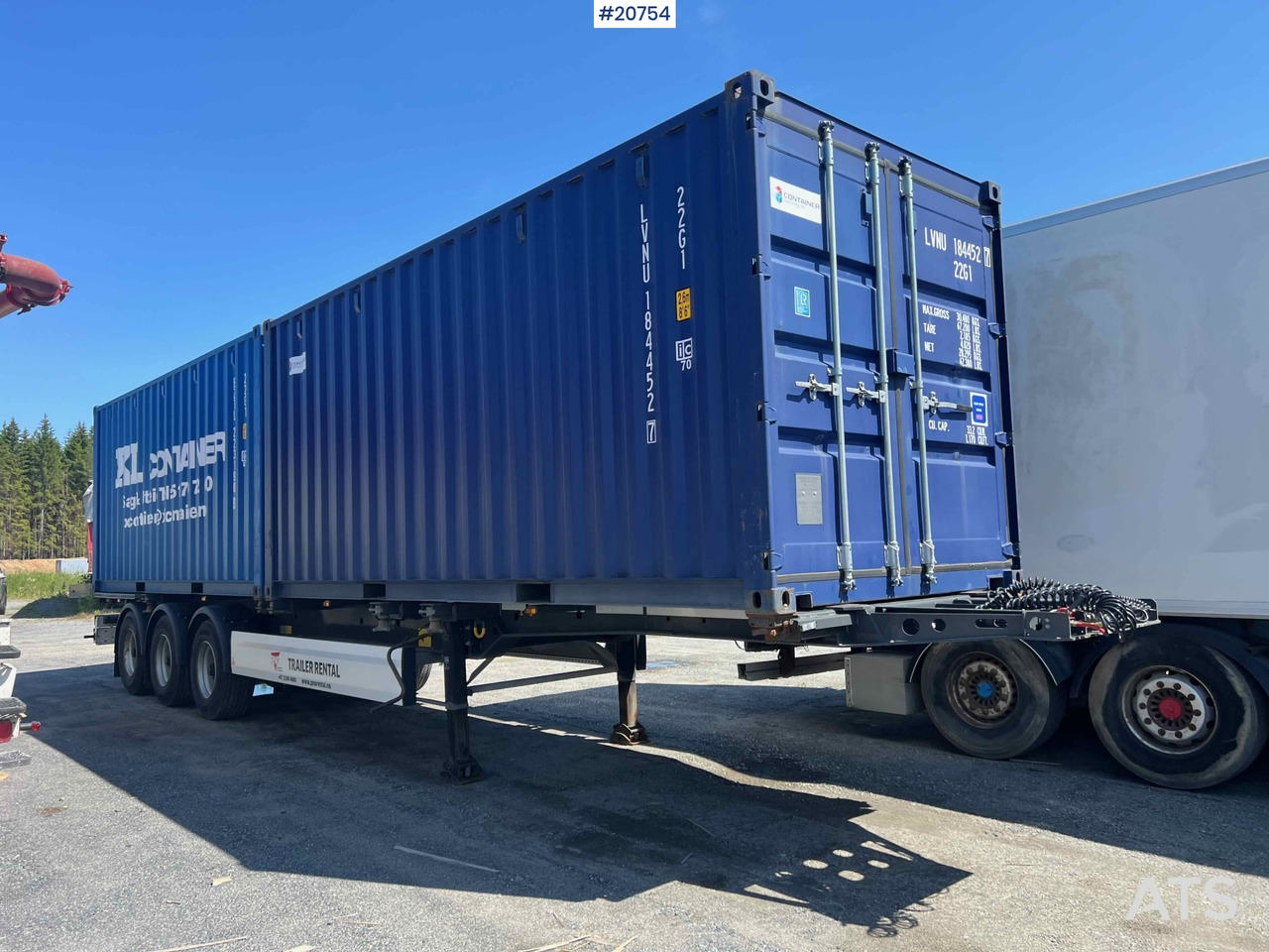Krone containerhenger - Semi-remorque porte-conteneur/ Caisse mobile: photos 2 Krone containerhenger - Semi-remorque porte-conteneur/ Caisse mobile: photos 2