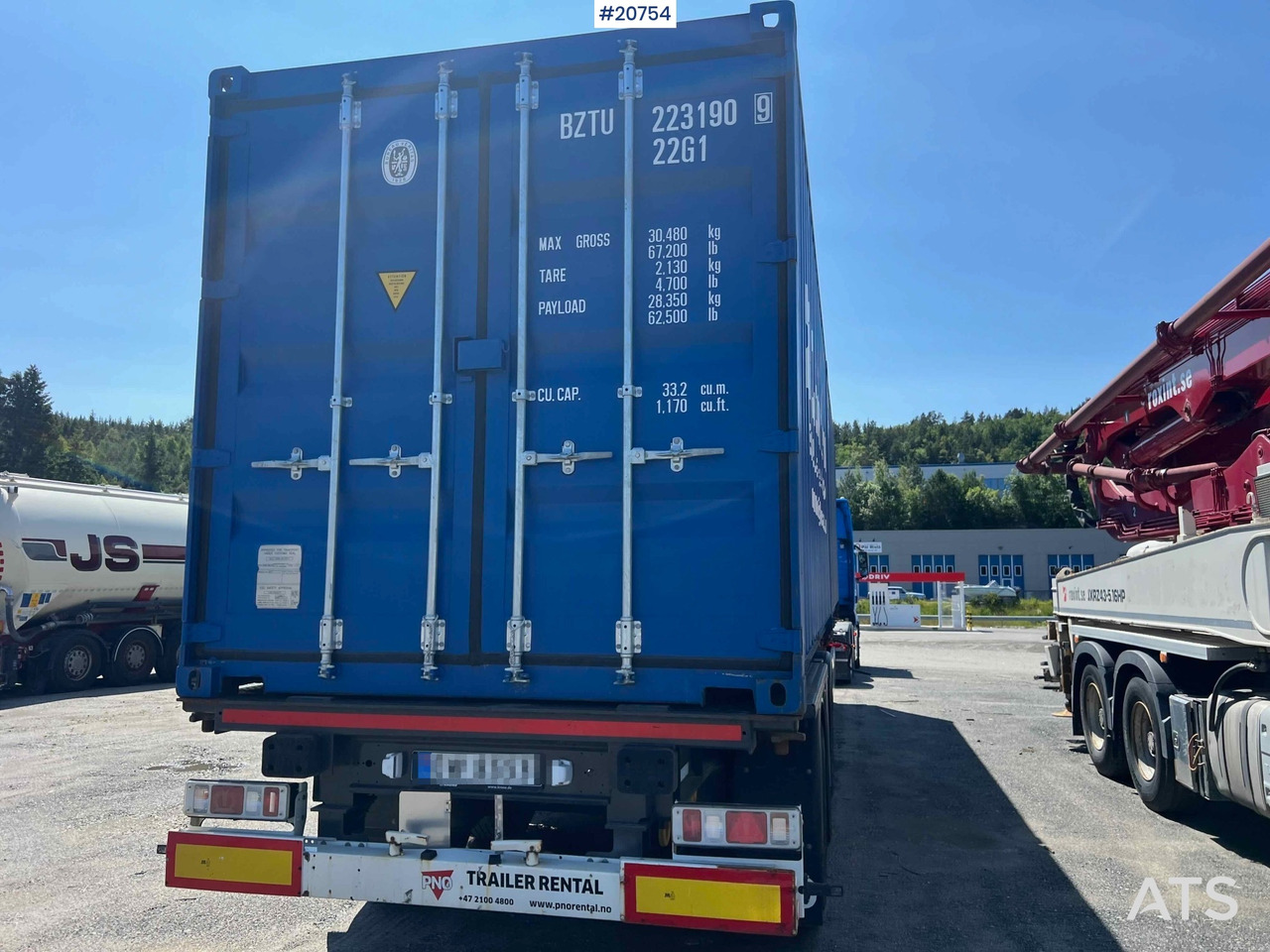 Krone containerhenger - Semi-remorque porte-conteneur/ Caisse mobile: photos 4 Krone containerhenger - Semi-remorque porte-conteneur/ Caisse mobile: photos 4