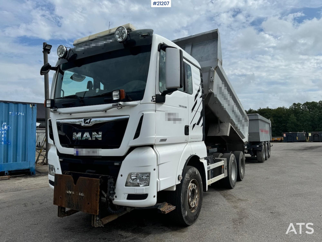 MAN TGX 26.580 - Camion benne: photos 2 MAN TGX 26.580 - Camion benne: photos 2
