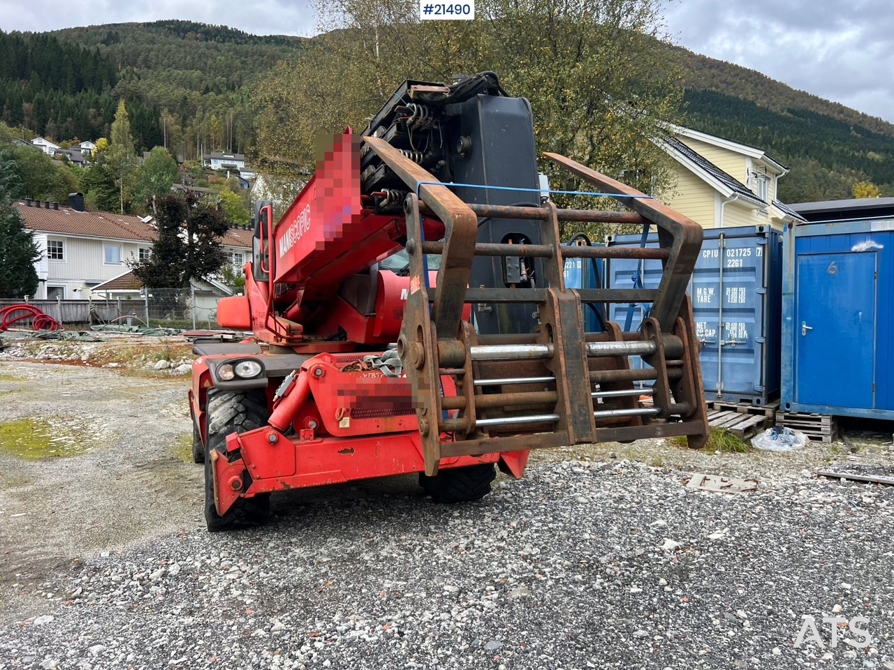 Manitou MRT2540 m/ radiostyring, mannskapskorg, 2 sett pallegafler, jibb med vinsj (1.5 tonn) - Chariot télescopique: photos 4 Manitou MRT2540 m/ radiostyring, mannskapskorg, 2 sett pallegafler, jibb med vinsj (1.5 tonn) - Chariot télescopique: photos 4