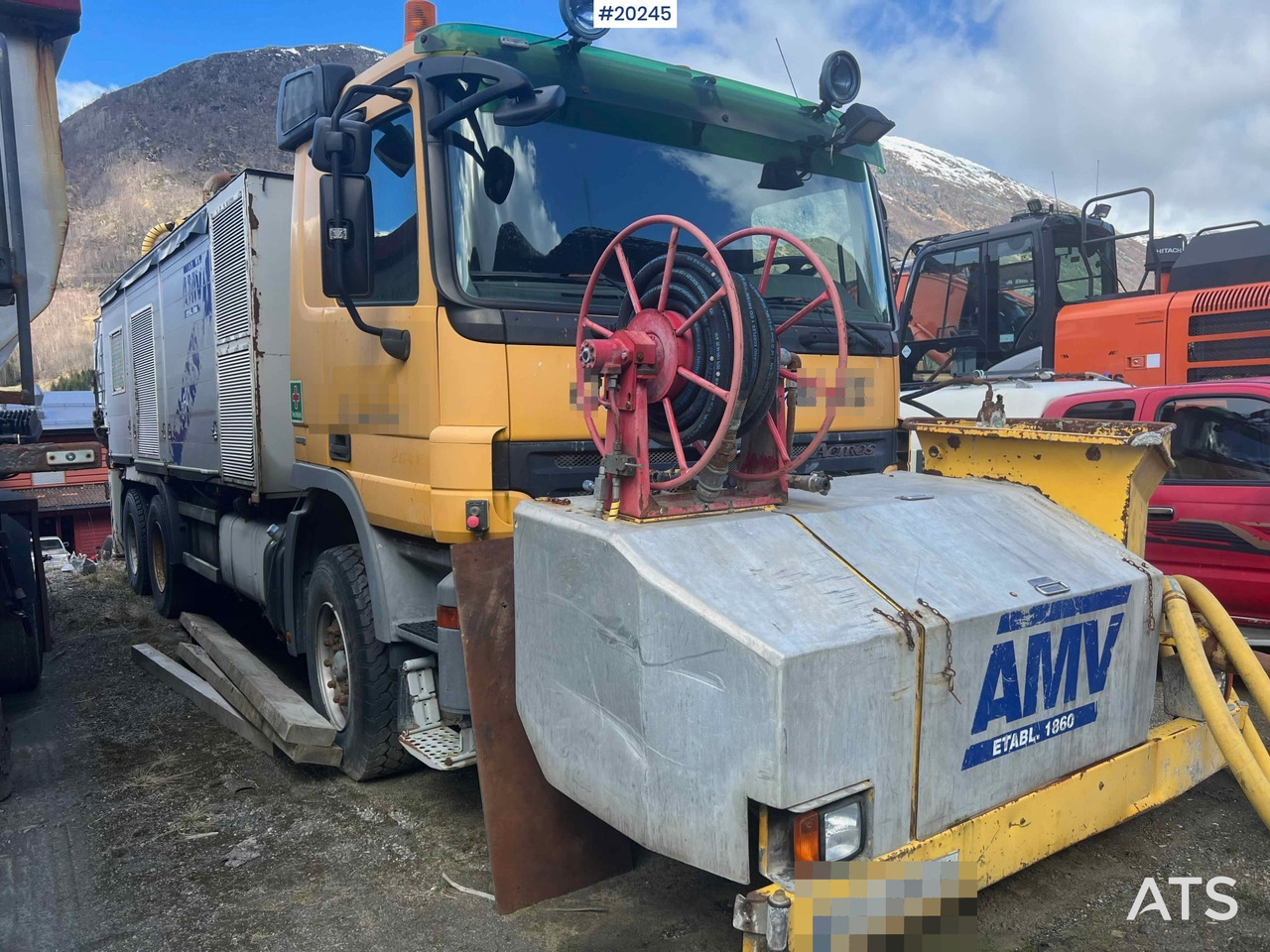 Mercedes Actros 2641 6x4 M/ 2008 AMV 7450 Betong sprøyterigg påbygg - Camion pompe: photos 1 Mercedes Actros 2641 6x4 M/ 2008 AMV 7450 Betong sprøyterigg påbygg - Camion pompe: photos 1