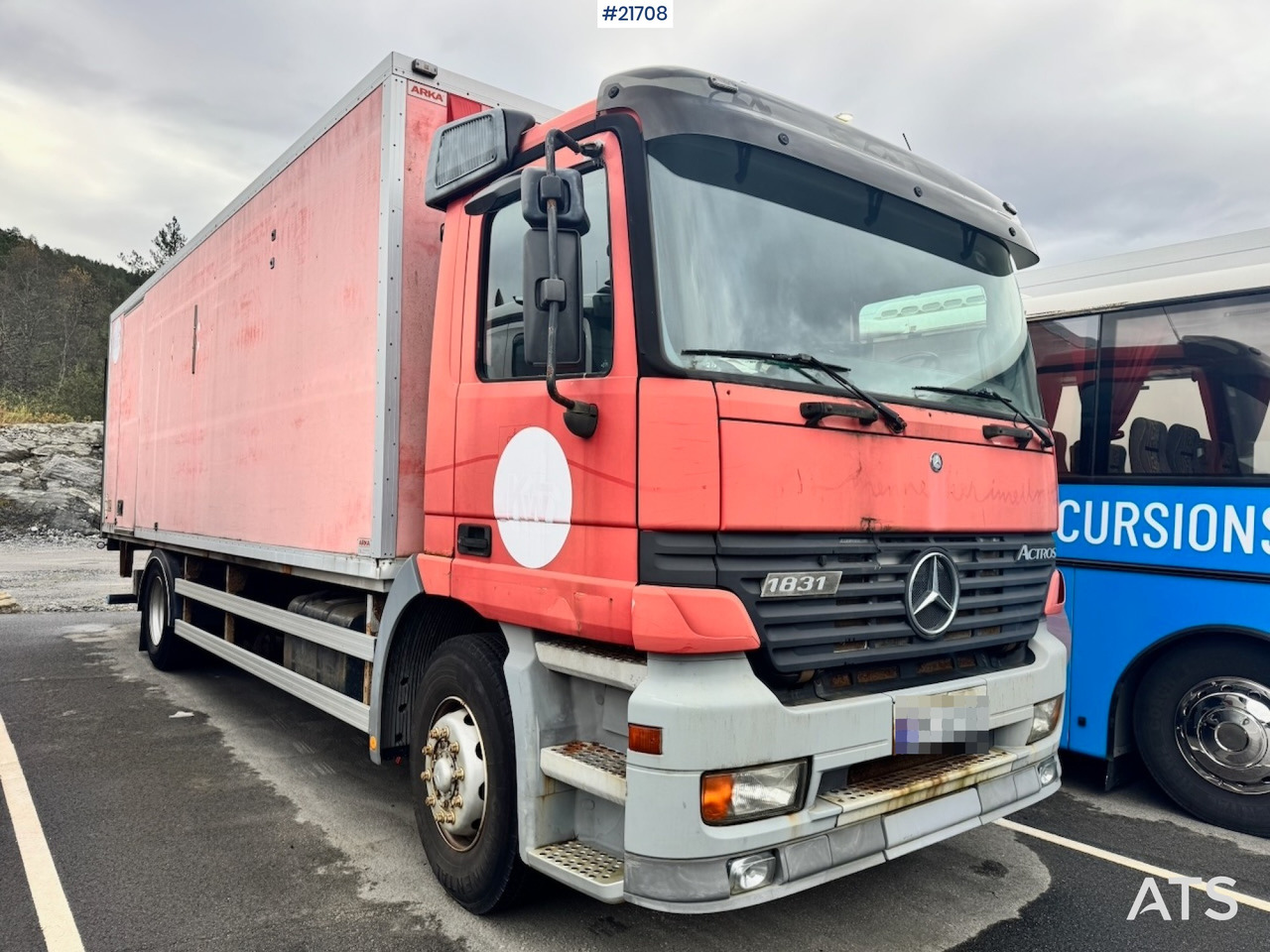 Mercedes Mercedes Actros 1831 4x2 Skapbil. Eu-godkjent og 282 000 km! - Camion fourgon: photos 2 Mercedes Mercedes Actros 1831 4x2 Skapbil. Eu-godkjent og 282 000 km! - Camion fourgon: photos 2