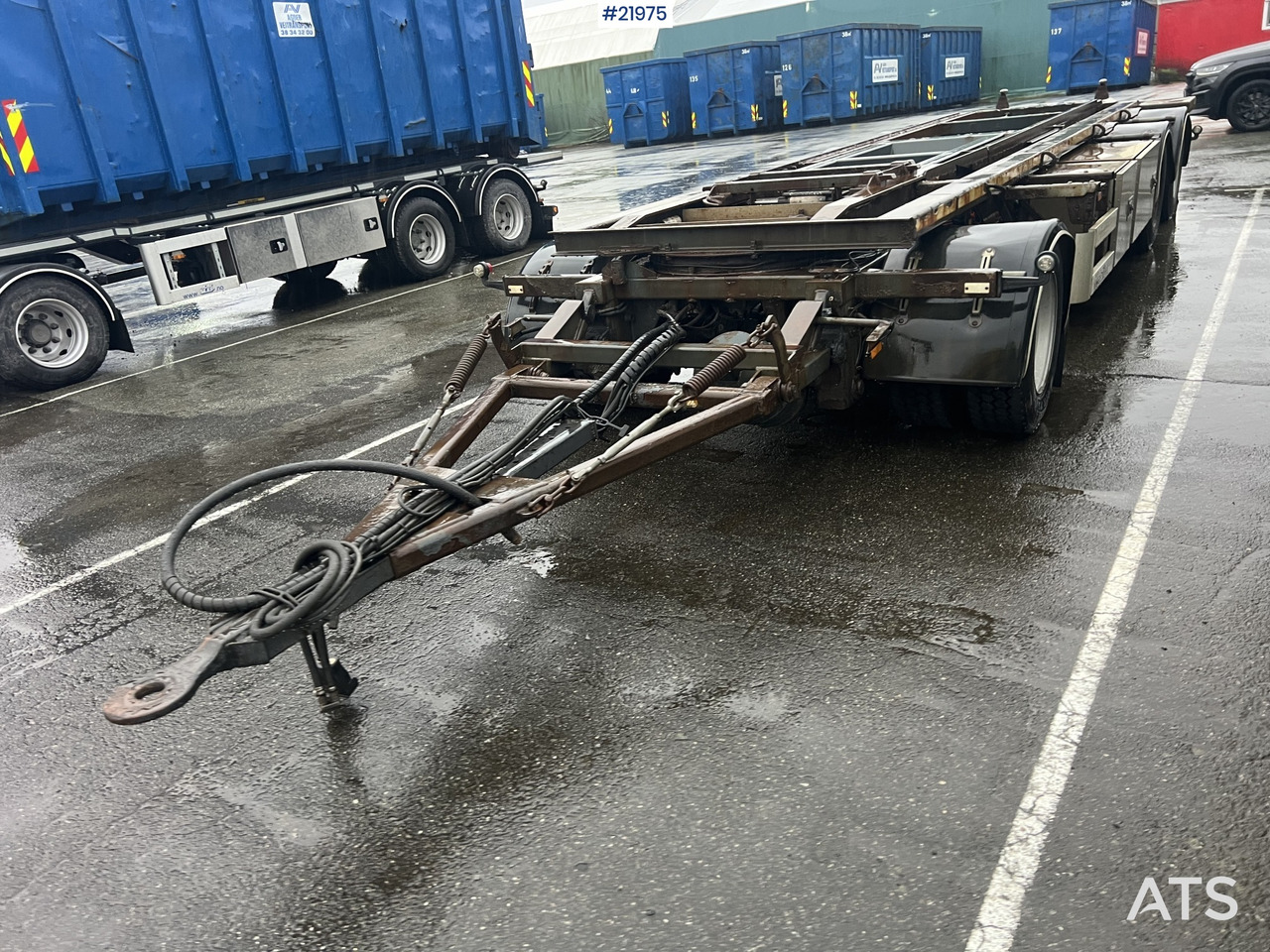 NOR SLEP sl-28kt 3 akslet krokslep m/ tipp - Remorque ampliroll/ Multibenne: photos 4 NOR SLEP sl-28kt 3 akslet krokslep m/ tipp - Remorque ampliroll/ Multibenne: photos 4