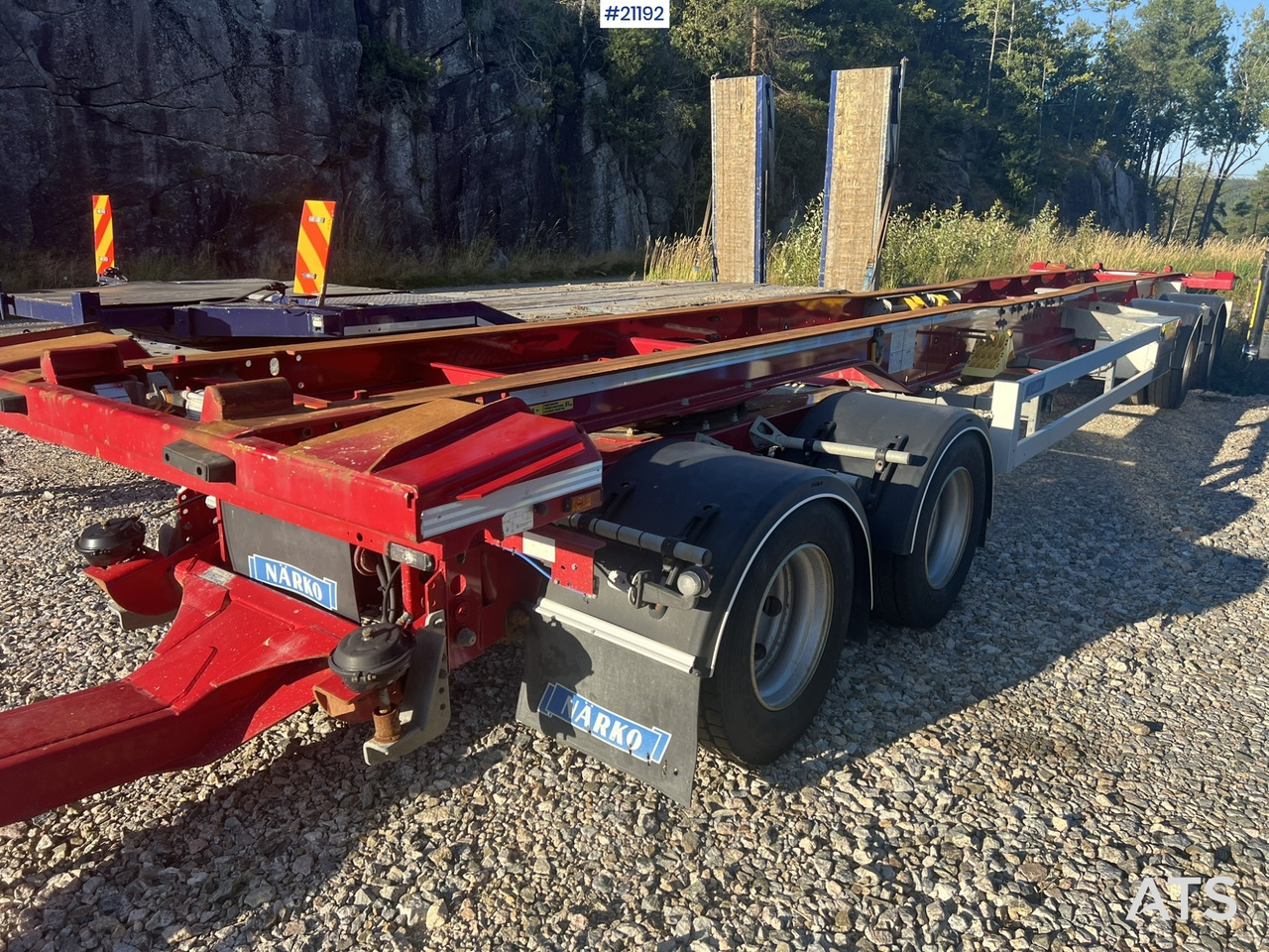 Narko 4 akslet container henger - Remorque ampliroll/ Multibenne: photos 1 Narko 4 akslet container henger - Remorque ampliroll/ Multibenne: photos 1