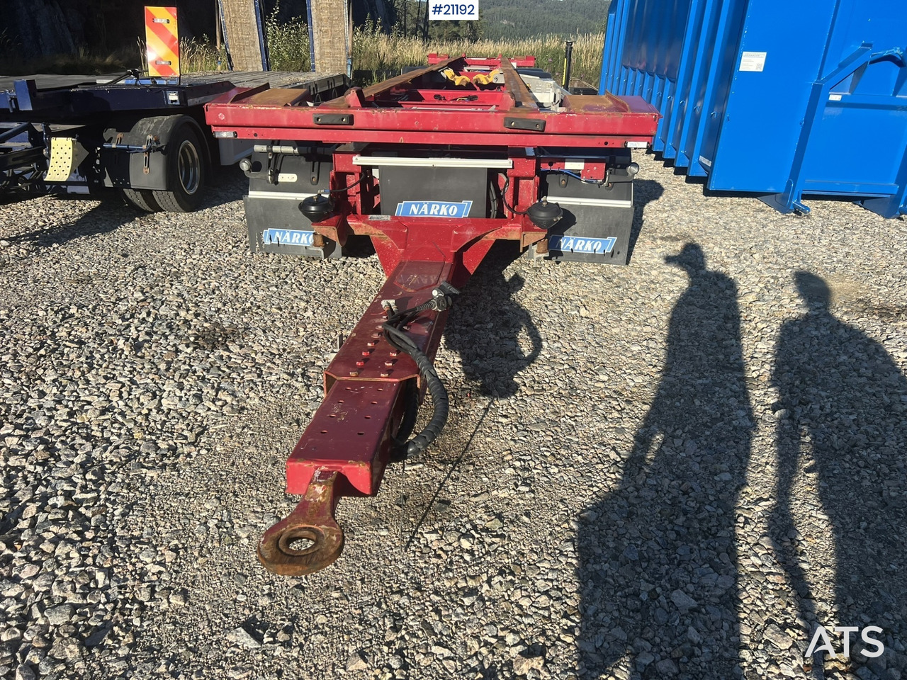 Narko 4 akslet container henger - Remorque ampliroll/ Multibenne: photos 4 Narko 4 akslet container henger - Remorque ampliroll/ Multibenne: photos 4