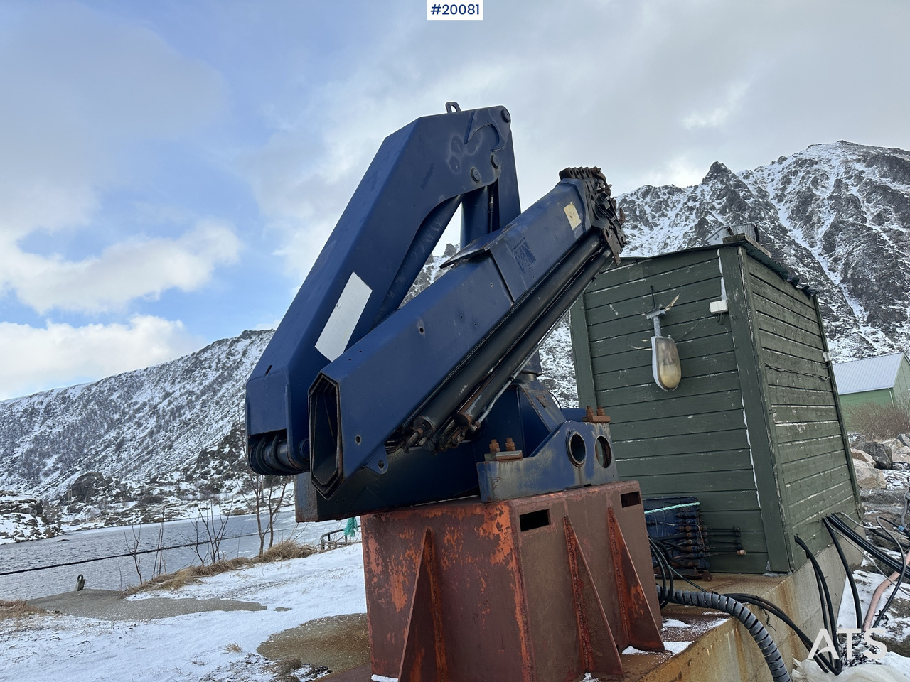 Palfinger PK 14080 C kran m/ hydraulikk pumpe - Grue auxiliaire: photos 4 Palfinger PK 14080 C kran m/ hydraulikk pumpe - Grue auxiliaire: photos 4